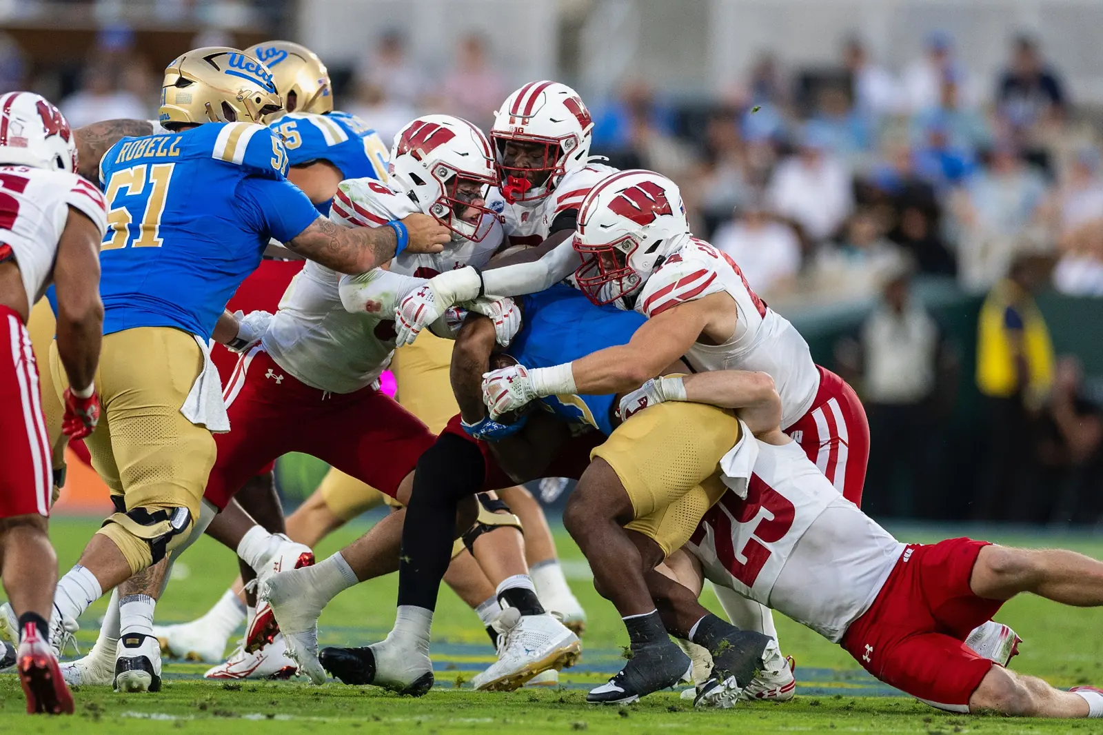 Wisconsin faces UCLA at the Rose Bowl on October 17, 2026.