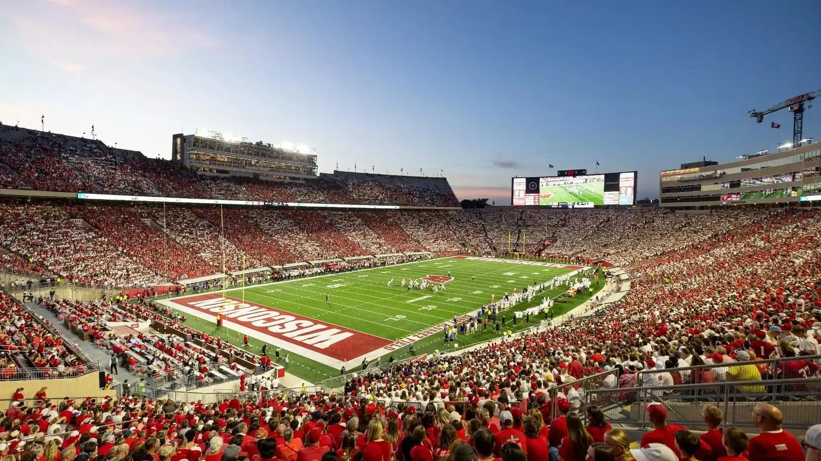 Camp Randall during the Western Illinois game, September 12, 2026.