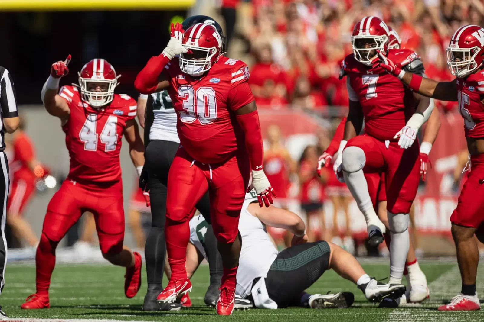 Defense Celebration after sack