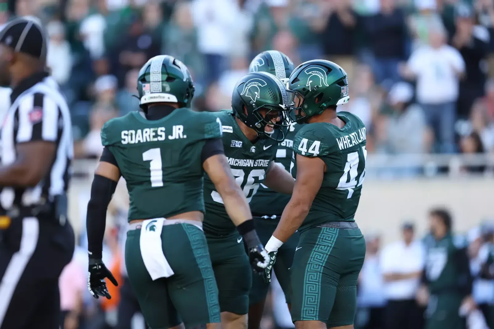 Michigan State football against Nebraska