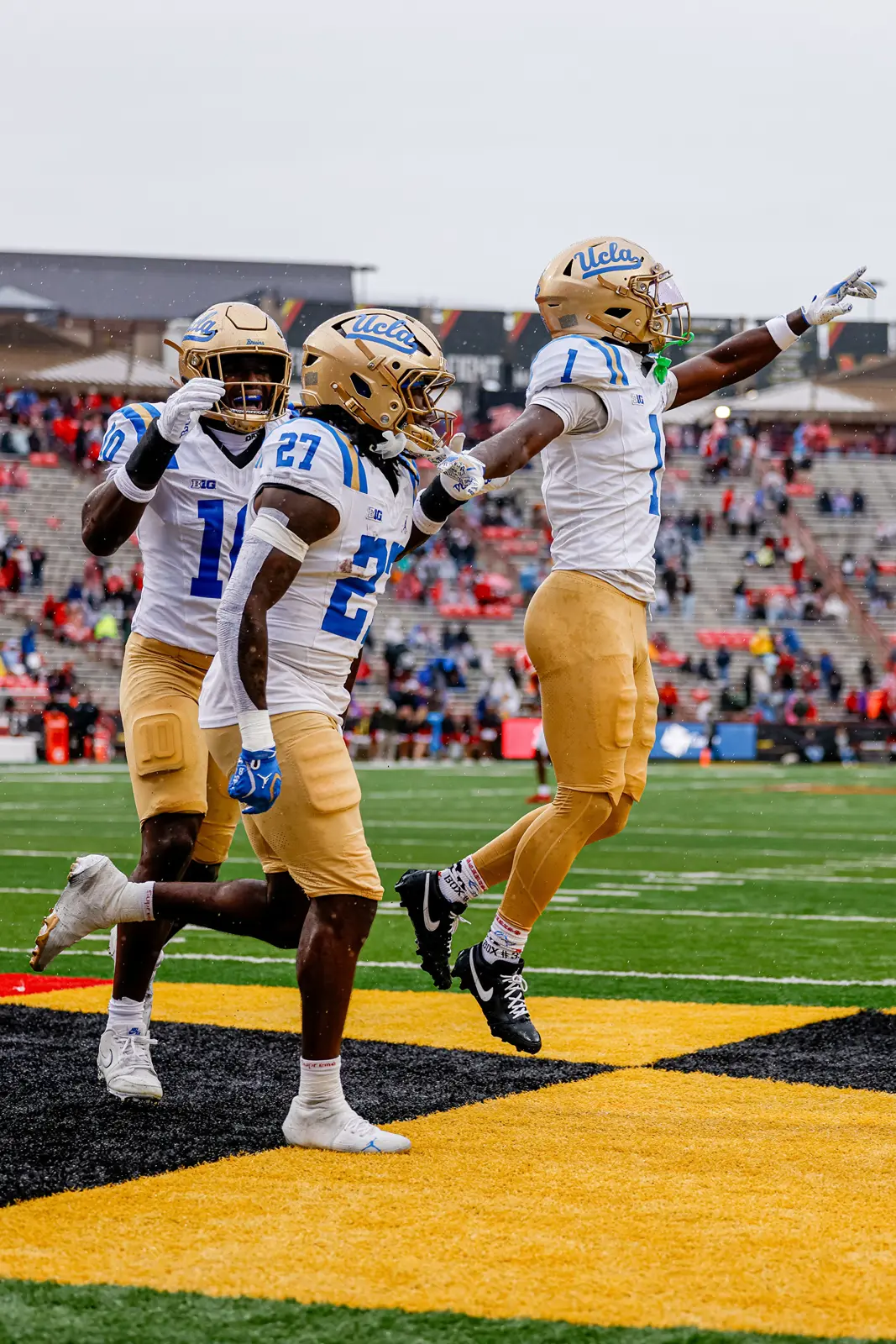 Ta'Shawn James celebrates