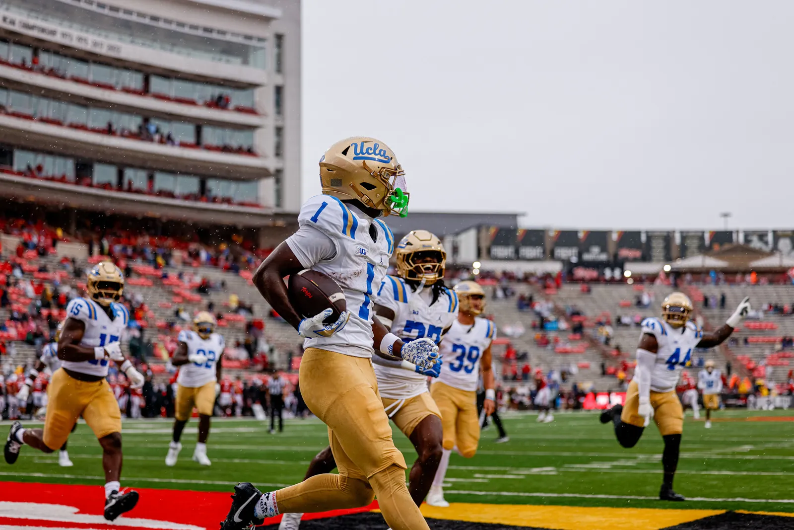 Scooter Jackson celebrates